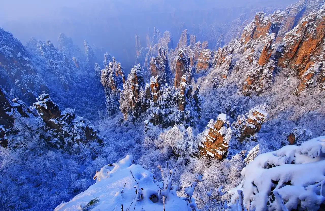 Misty valley